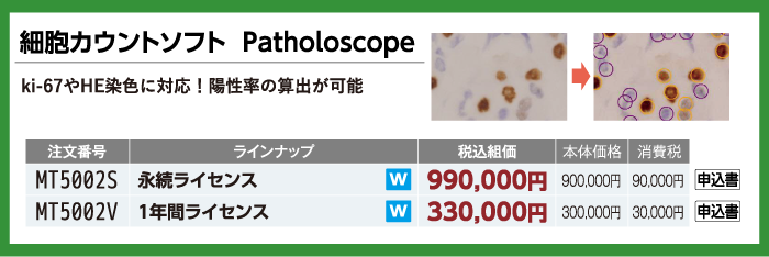 細胞カウントソフト  Patholoscope