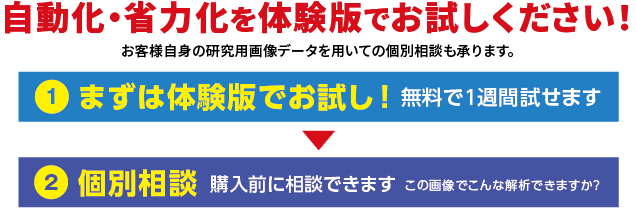 自動化・省力化を体験版でお試しください！